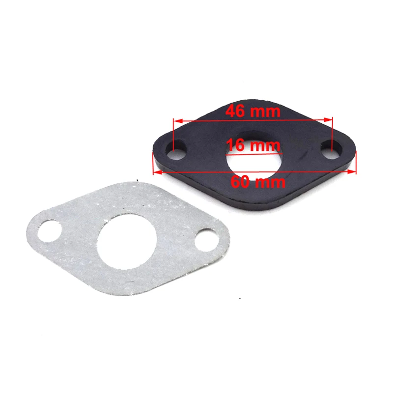 XLSION Aftermarket 17 мм карбюратор впускные прокладки для GY6 50cc китайский Мопед Запчасти