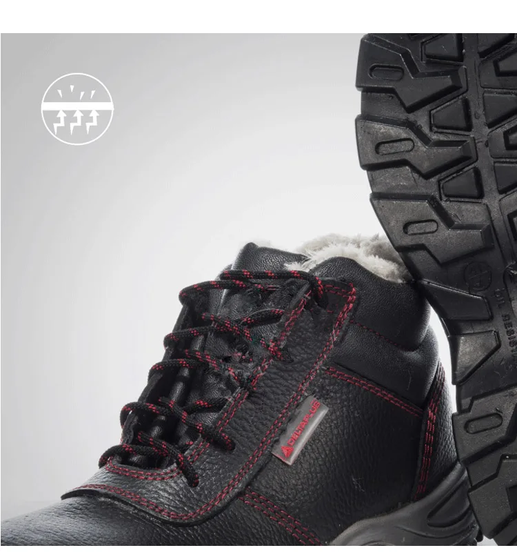 Deltaplus 301105 Safety Shoes Anti-smashing Cold 18KV insulation Cotton Choes Warm Labor Shoe Boots Wear-resistant Working Shoes  (6)