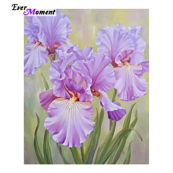 

Home decorative needlework Iris flower 30x40 3D DIY diamond embroidery painting square rhinestone diamond mosaic Gift ASF408