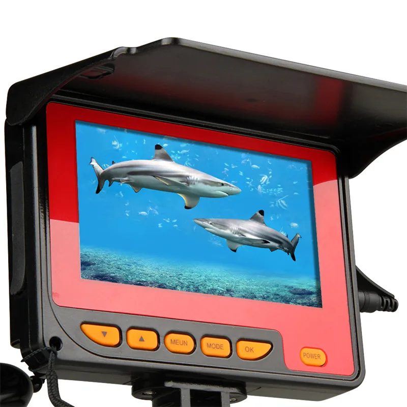 

1000TVL HD Waterproof 4.3" With DVR Function Professional Underwater Fishing Camera Fish Finder 4Pcs LEDs