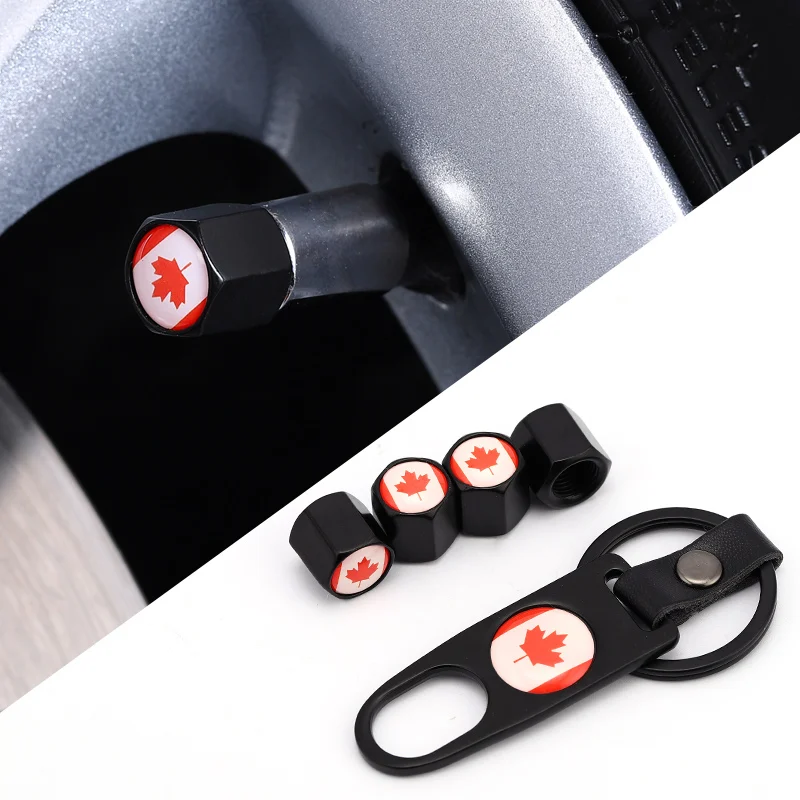 

Canada Flag Car Tire Valve Caps Motorcycle Wheel Tyre Air Covers for BMW Audi Toyota Mercedes Mazda Nissan Volvo Opel Skoda KIA