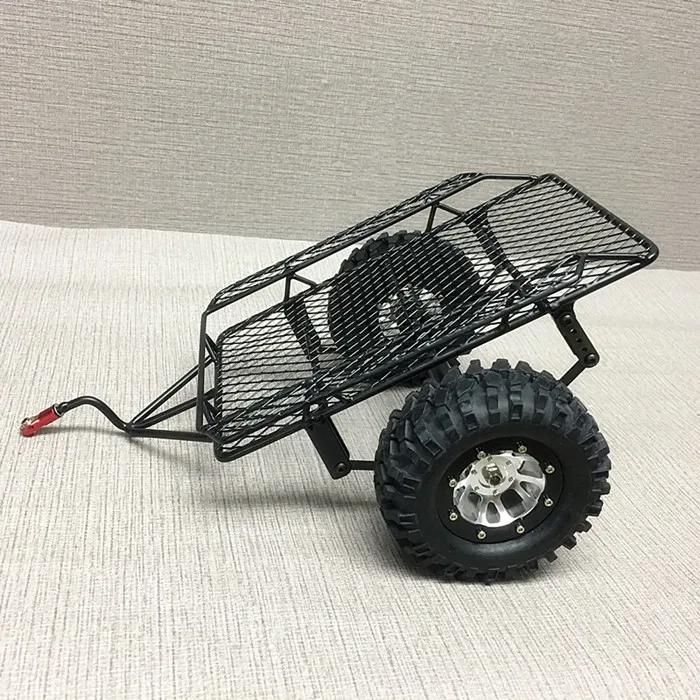 

Metal trailer bucket rc car DIY trailer for TRX4 TRX-4 1/10 D90 SCX10 CC01 DIY
