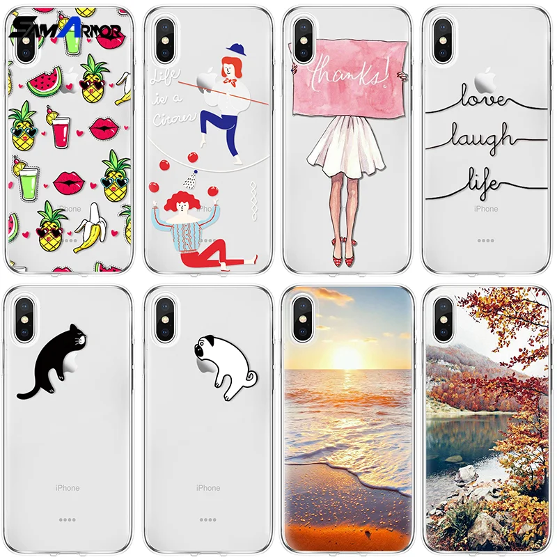 Клоун Coque для Iphone 4 4s 5S SE 5C 6 6 S 7 8 Plus X Мягкая обложка для сяо mi красный mi S2 4A 3 S mi A1 5X Примечание 3 4 4X5 Pro 5A случае