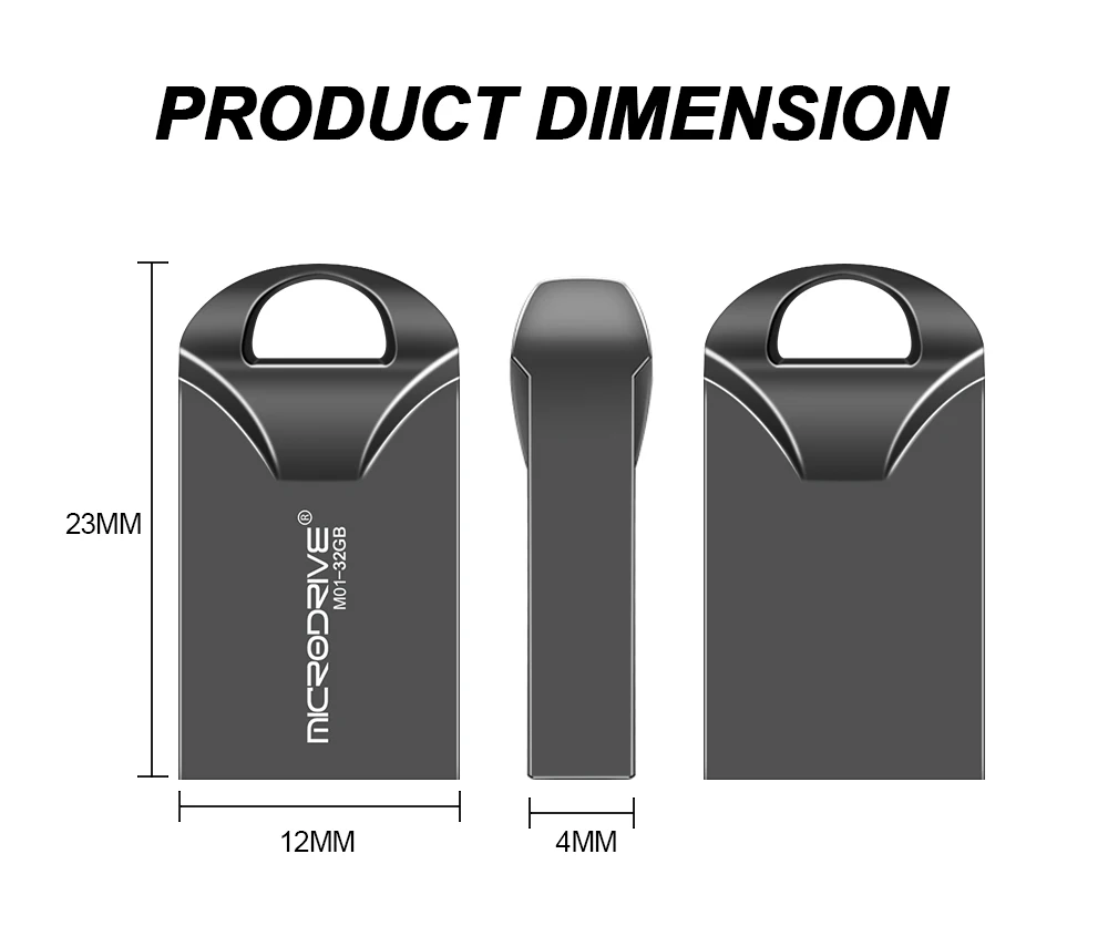 MicroDrive модный бренд супер мини металлический usb флеш-накопитель 4 ГБ 8 ГБ 16 ГБ флеш-накопитель 32 Гб 64 ГБ usb 2,0 флеш-накопитель usb