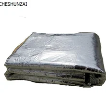 Автомобиль Двигатели для автомобиля изоляции хлопковое покрытие Звук Изоляция Сгустите Алюминий фольга изоляции хлопок звукопоглощающих толщина 5 мм* 1 м* 1.5