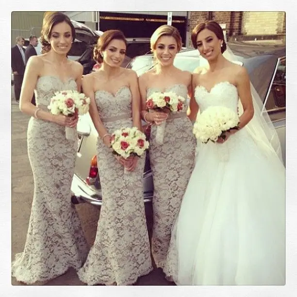 bridesmaid fishtail dresses