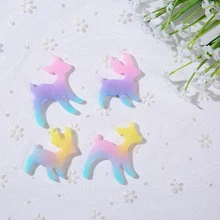 5pcs Mixed Cartoon Animal Bambi Sika Deer flatback resin cabochon For DIY Phone Deco and Scrapbook Embellishment