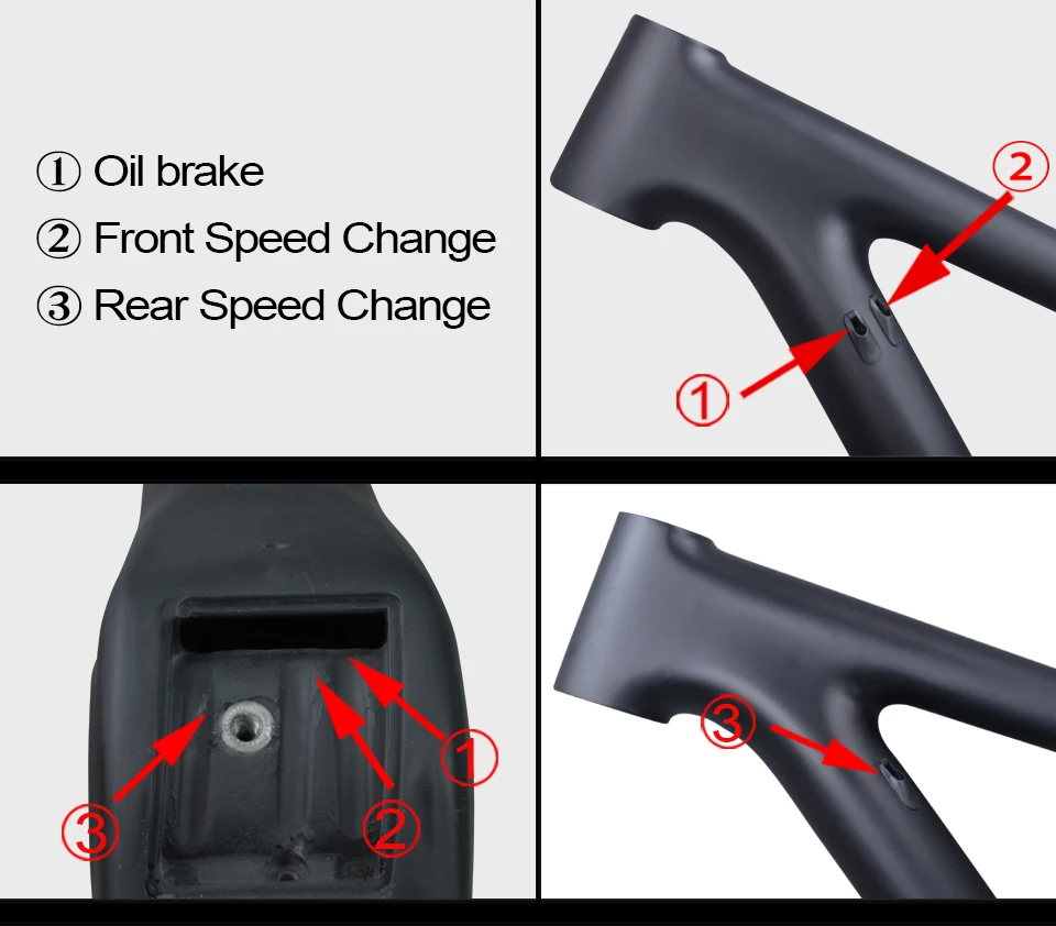 Perfect Full Carbon BOOST Frame 29er Bicycle Mountain Frameset 148*12 Boost Bike Frame matt/glossy BSA Frame 18