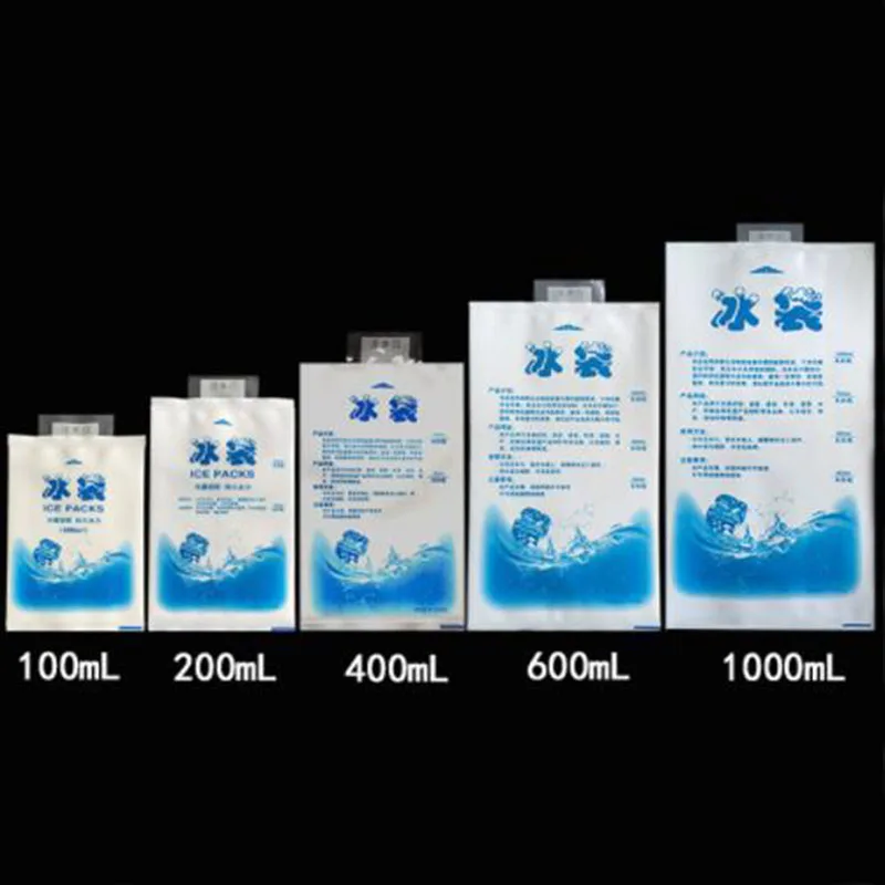 

5PCS reusable injection ice bag cold expansion heating cooling bag picnic gel seafood fresh cooling bag