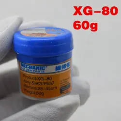 Сварка флюсовая паяльная паста XG-50 XG-30 XG-40 XG-80 Олово крем SMT Sn63/Pb37 для резист для пайки SMD электрическая паяльная станция