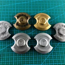 Мини боевой топор из нержавеющей стали титановый Бронзовый Спиннер антистресс EDC Спиннер для взрослых креативная игрушка для отдыха