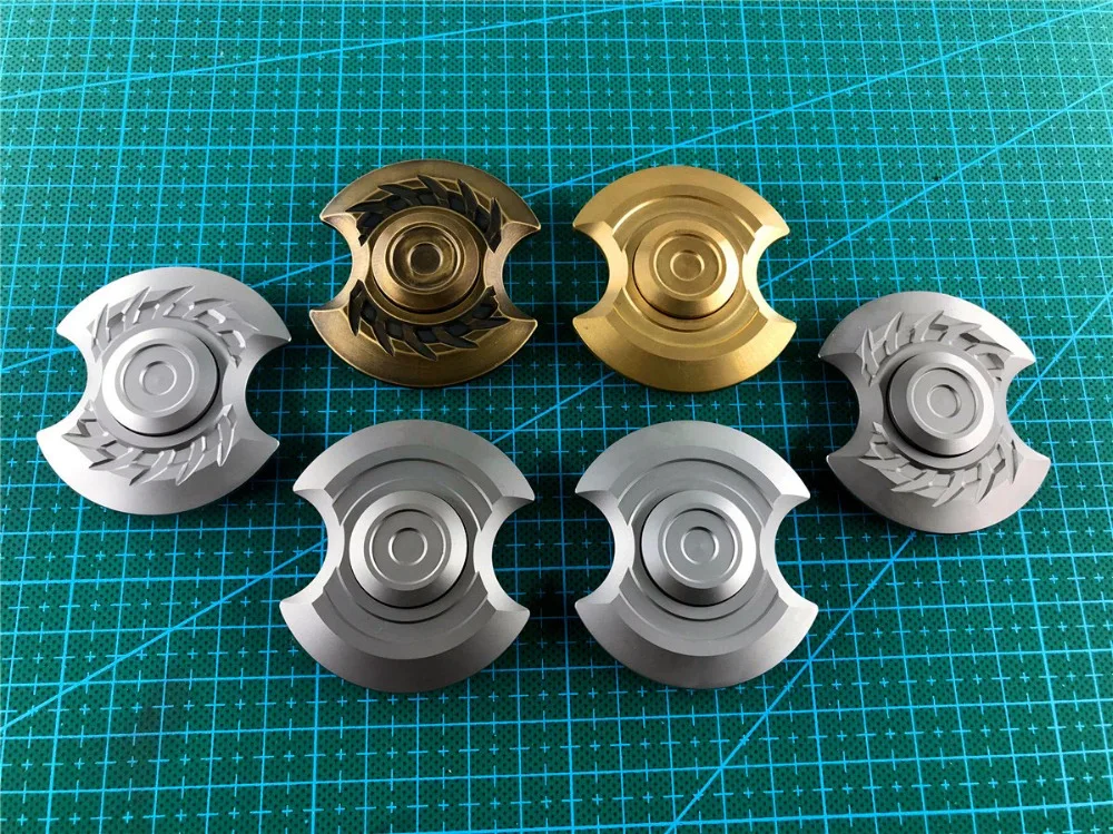 

Mini Battle Axe Original Stainless Steel Titanium Bronze Fingertip Gyro Antistress EDC Fidget Spinner Adult Creative Leisure Toy
