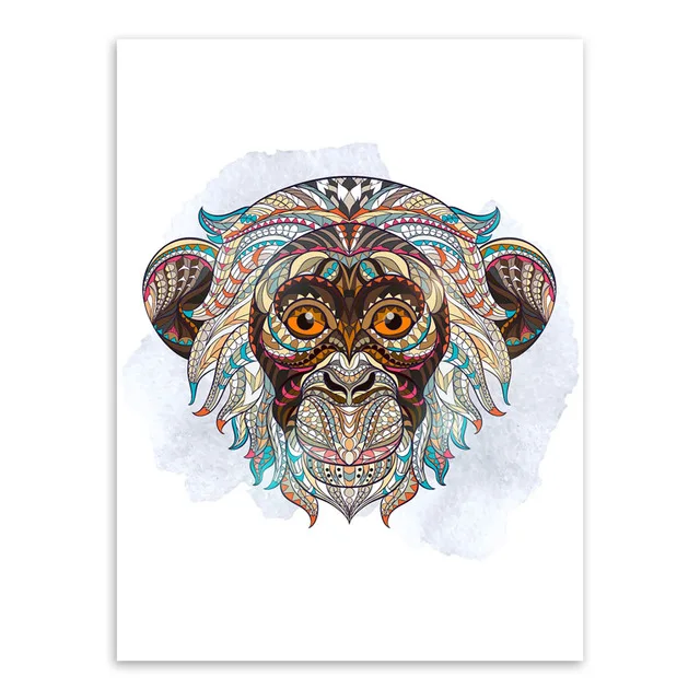Ancient-African-National-Totem-Deer-Lion-Animals-Head-Art-Prints-Poster-Wall-Picture-Canvas-Painting-No.jpg_640x640 (9)