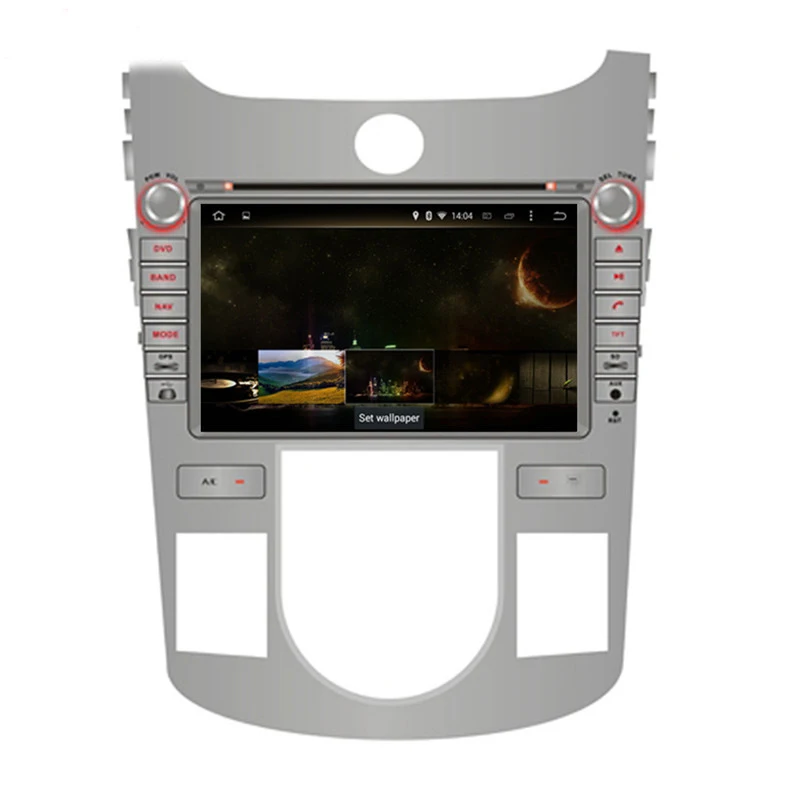 Excellent Ectwodvd Octa Core/Quad Core 4G/2G Android 9.0 Car DVD for KIA SHUMA Cerato Auto Air-Conditioner version 2008-2012 GPS 5 Excellent Ectwodvd Octa Core/Quad Core 4G/2G Android 9.0 Car DVD for KIA SHUMA Cerato Auto Air-Conditioner version 2008-2012 GPS 5