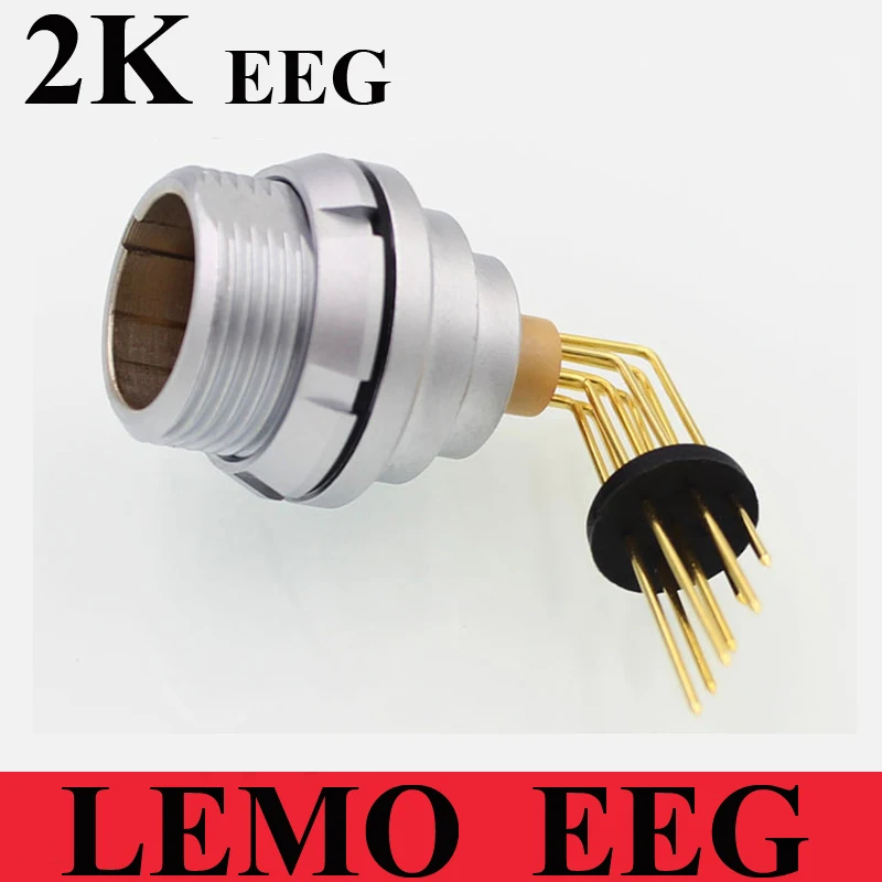 

LEMO connector EEG 2K 2 3 4 5 6 7 8 10 12 14 16 18 19 Pin Conenctor LEMO EEG.2K.3**.CLV Elbow Print Contact for PCB