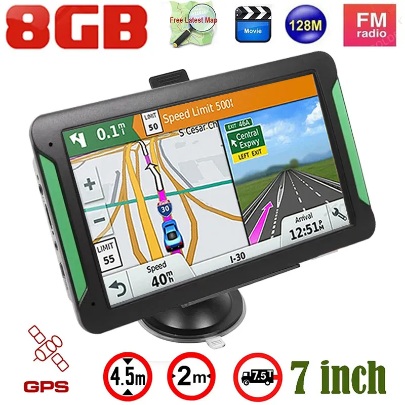 8 ГБ дюйм(ов) автомобильный навигатор электронный альбом карта gps Автомобильный