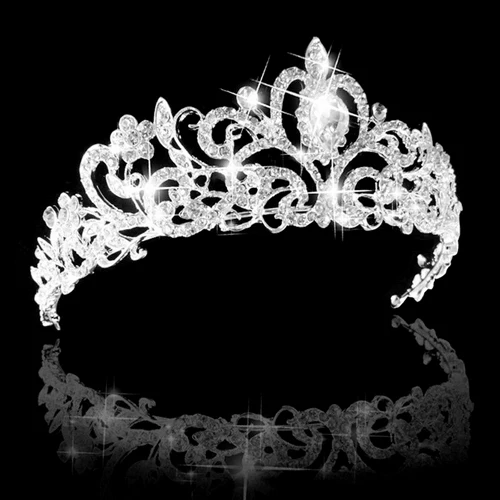 Новинка; Лидер продаж; Свадебная повязка принцессы на голову с австрийскими кристаллами на выпускной; Тиара; корона; вуаль; украшения для волос; аксессуары для укладки волос; подарок