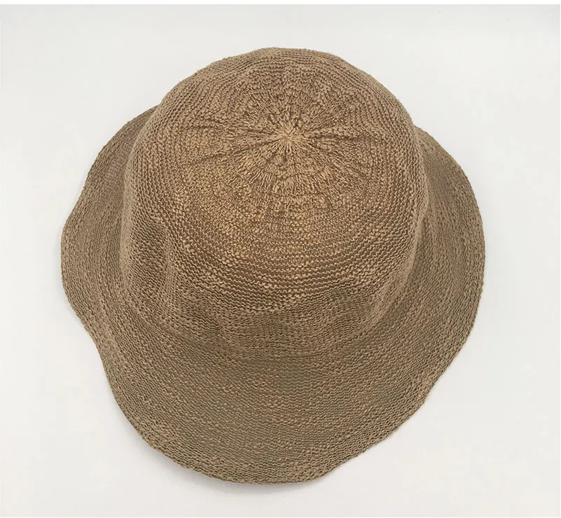 bucket hat women bucket hat black white polyester Bucket Hats (2)
