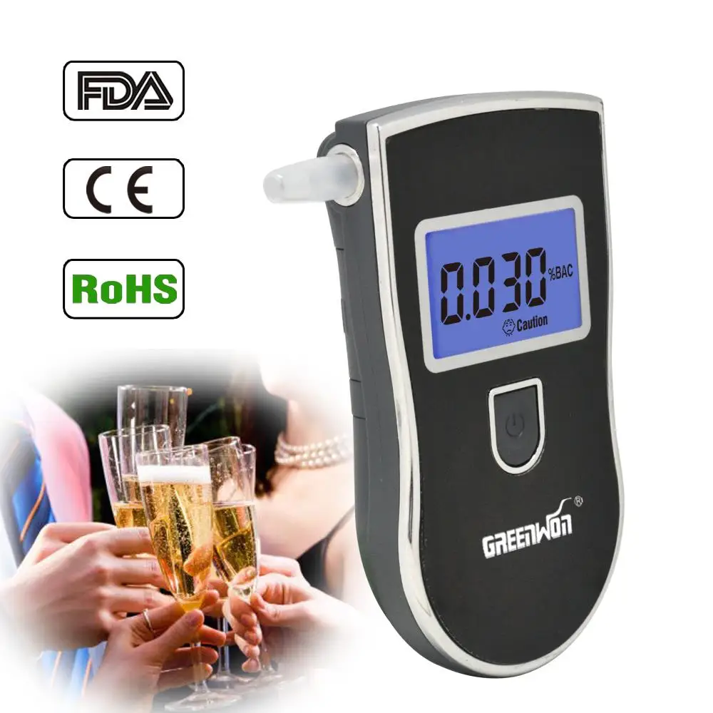 hot cakes,2019 GREENWON 818 High grade alcohol tester police black