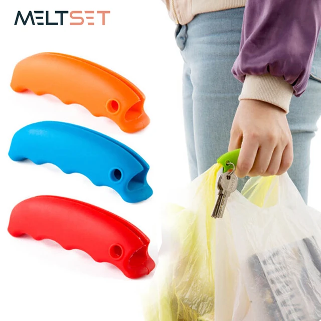 Soft Silicone Hooks Grips Shopping Grocery Bags Easy Carrier Hook