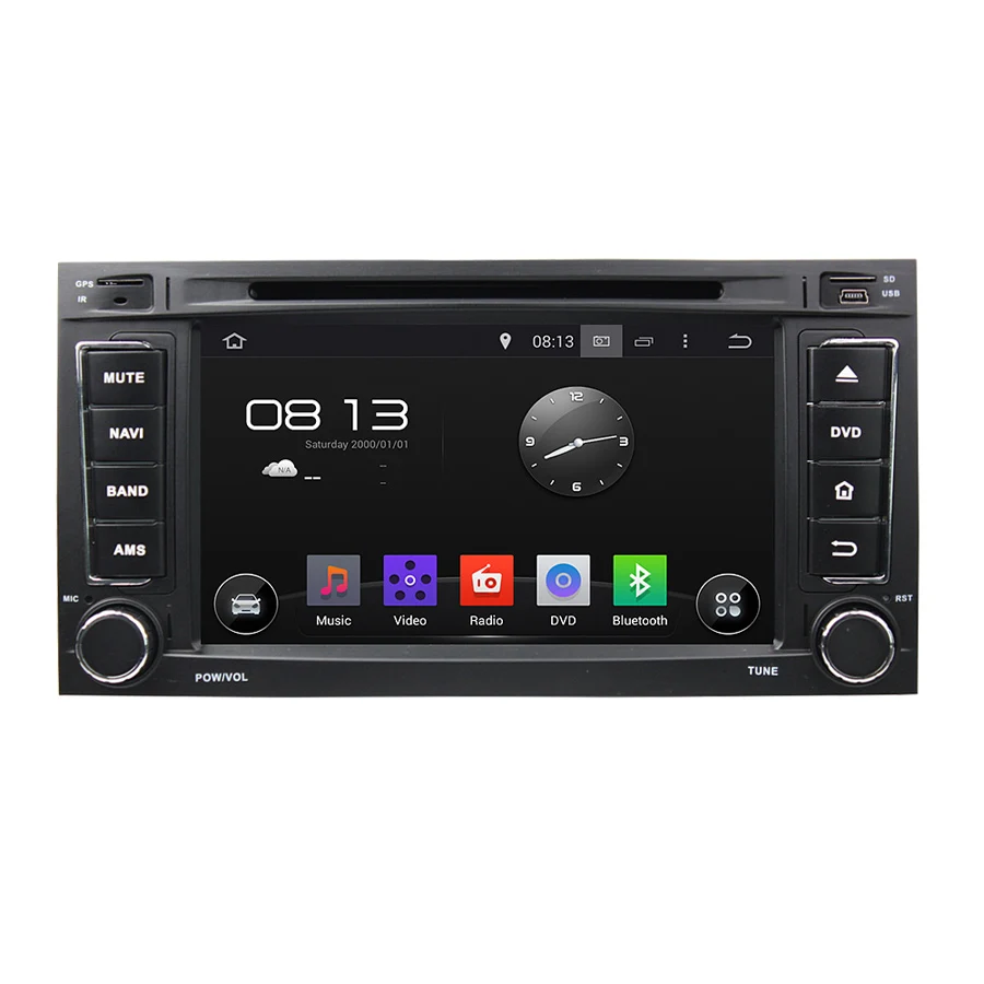 Perfect Fit for T OUAREG MULTIVAN Car Radio GPS Music player tape recorder Android 9.0 64GB big memory DSP equalizer IPS touch screen 2