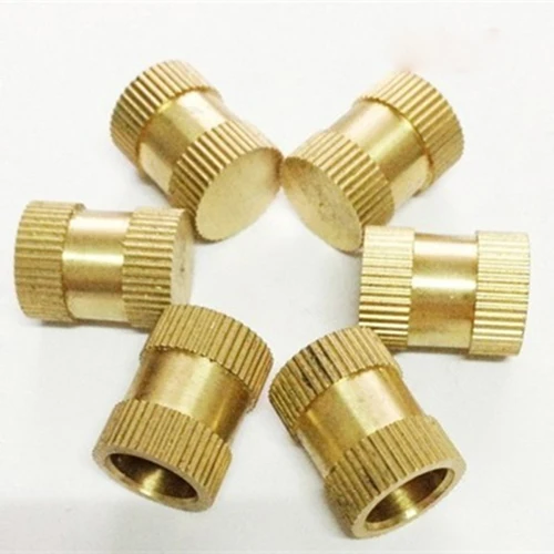 5pcs M3 M4 copper insert nuts knurled nut Injection molding sleeves B-type closed hole sleeve 5mm-12mm length | Обустройство дома