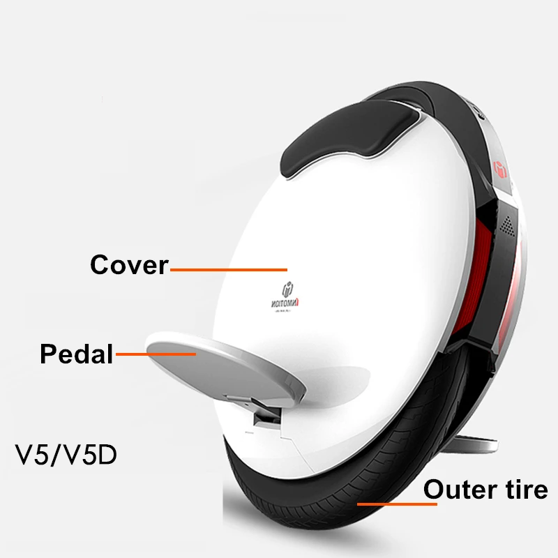 Beste V5 V5D Onderdelen Body Shell Bescherming Cover Handvat Verstelbare Motor Batterij Pedaal Skateboard Eenwieler Accessoires