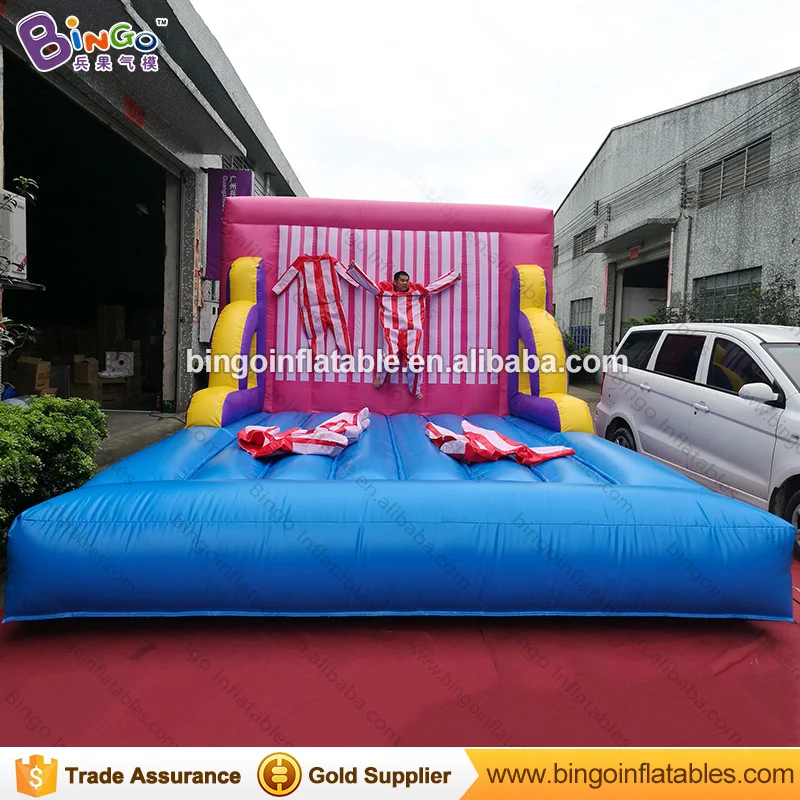 3x3x5 Meters Inflatable stick wall jumping bed with costumes FREE shipping fee | Игрушки и хобби