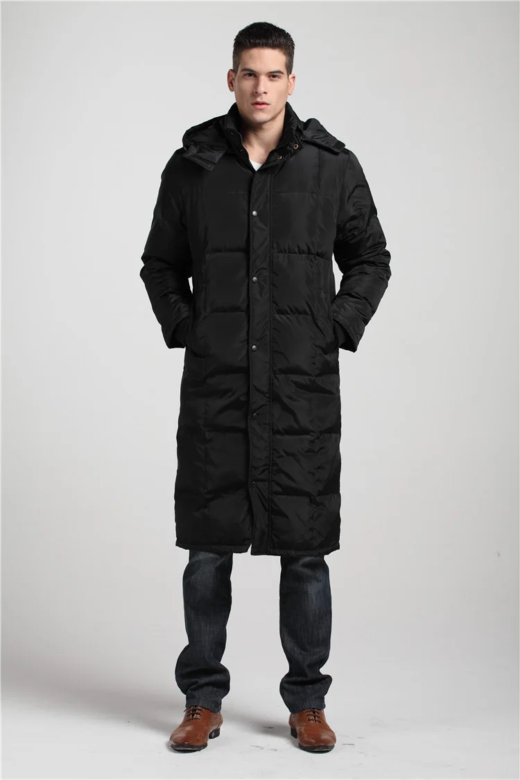 

2017Men's big size coat high quality white duck down jacket preferred to keep warm in winter coat