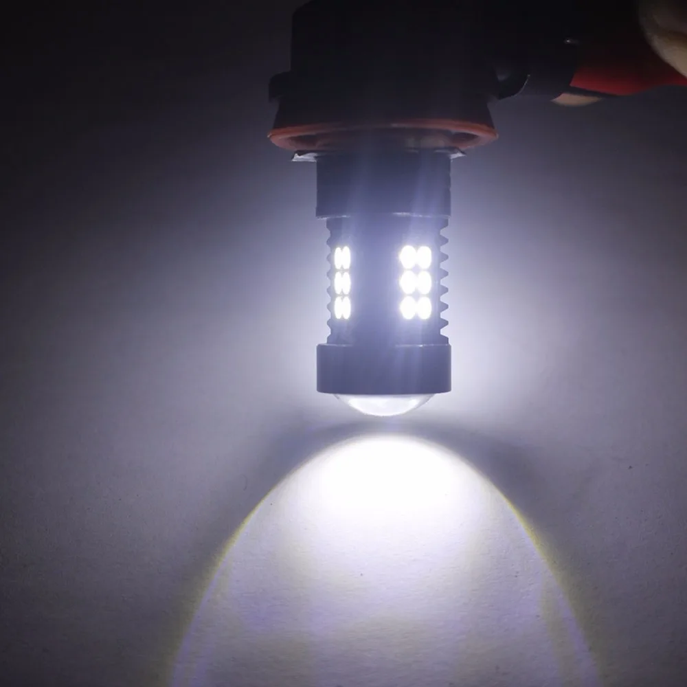 2 шт 12V 24V H8 Led HB4 9006 HB3 9005 туман светильник s лампы 1200LM 6000K белый лампа для дневных ходовых огней и автоматические светодиоды светильник