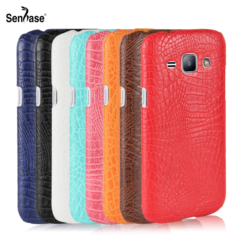 For Samsung Galaxy J1 Case 4.3 inch Luxury Crocodile Pattern Leather Cover J100F J100FN J100H J100M Cases | Мобильные телефоны и