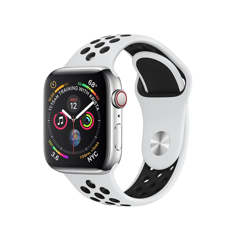 OSRUI спортивный силиконовый ремешок для Apple Watch band 4 42 мм 38 iwatch series 3 44 40 pulseira correa