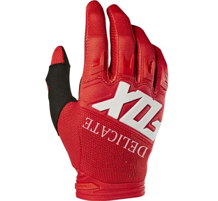 

New 2019 Delicate Fox Dirtpaw Race Red Gloves MX Enduro Racing MTB BMX Bicycle Cycling 180/360 Gloves