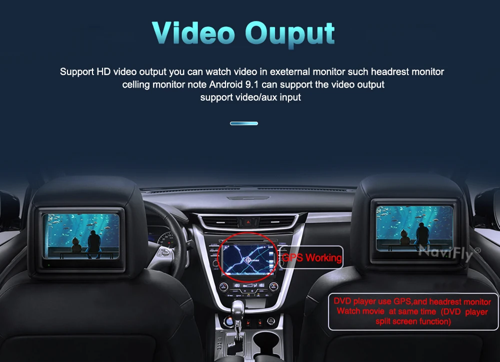 Top NaviFly 2G+16G Android 9.0 IPS+DSP GPS Autoradio multimedia player for Porsche Cayenne 2003-2010 with GPS navigation stereo 20