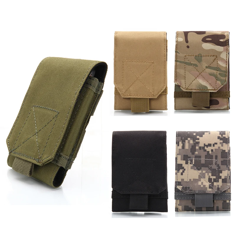 2017 New 5 5 6 0 inches Holster MOLLE Army Camo Camouflage Bag Tactical Backpack Holster