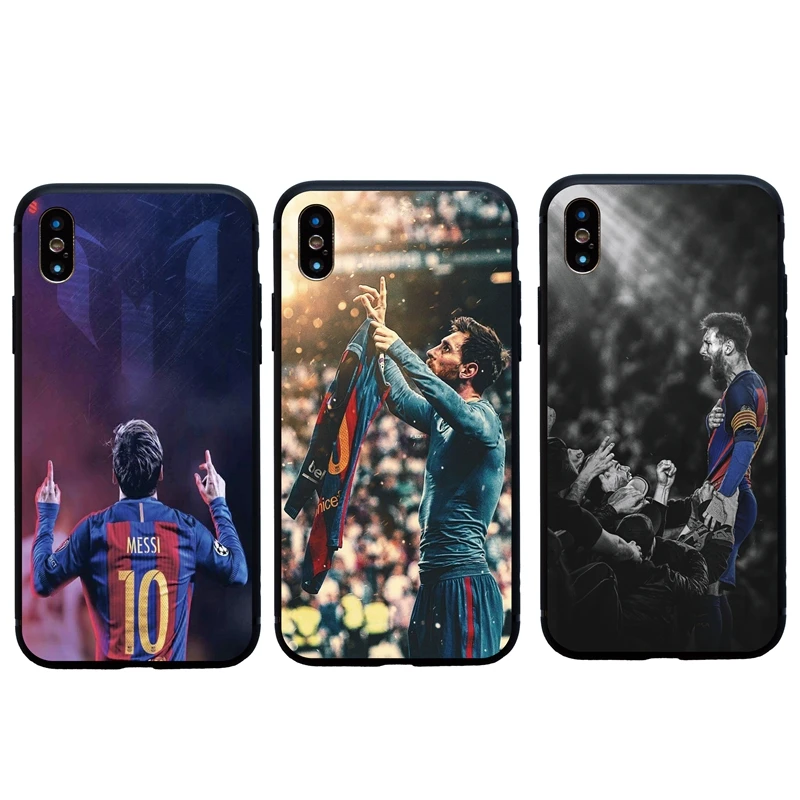 

Football Lionel Messi Sign Soft Silicon Case For iPhone 6 6s Plus 7 8 Plus Funda Coque Cover For iphone X XS Max XR 5s SE Case