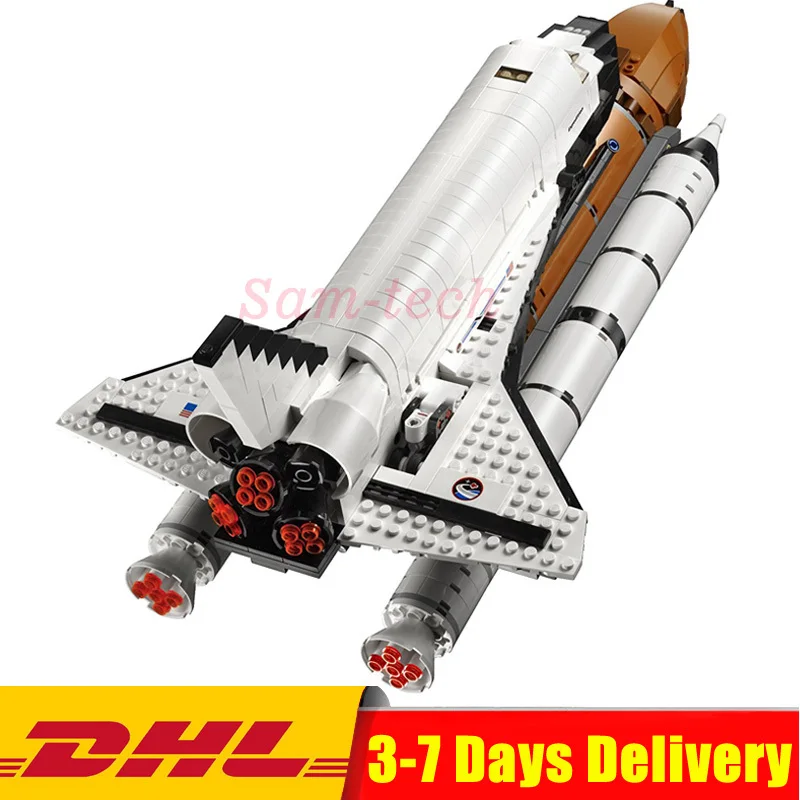 

LEPIN 16014 1230Pcs Out of Print Space Shuttle Expedition Model Building Kits Set Blocks Bricks Children Toy Legoings 10231