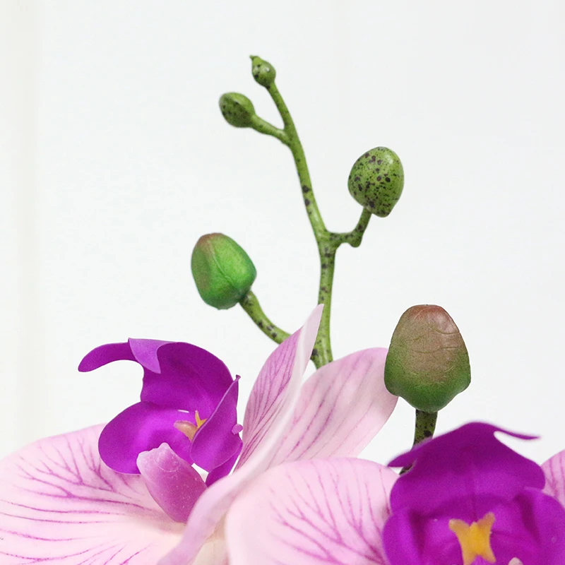 Настоящее прикосновение бабочка Орхидея искусственный цветок letax Орхидея искусственный общий цветочный искусственный цветок для свадьбы