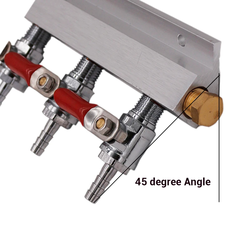 6 способ пивное перегонное газовый коллектор CO2 компонентов коллектор сплиттер пива интегрированный обратные клапаны для домашнего пивоварения для приготовления пива пивоварения инструмент
