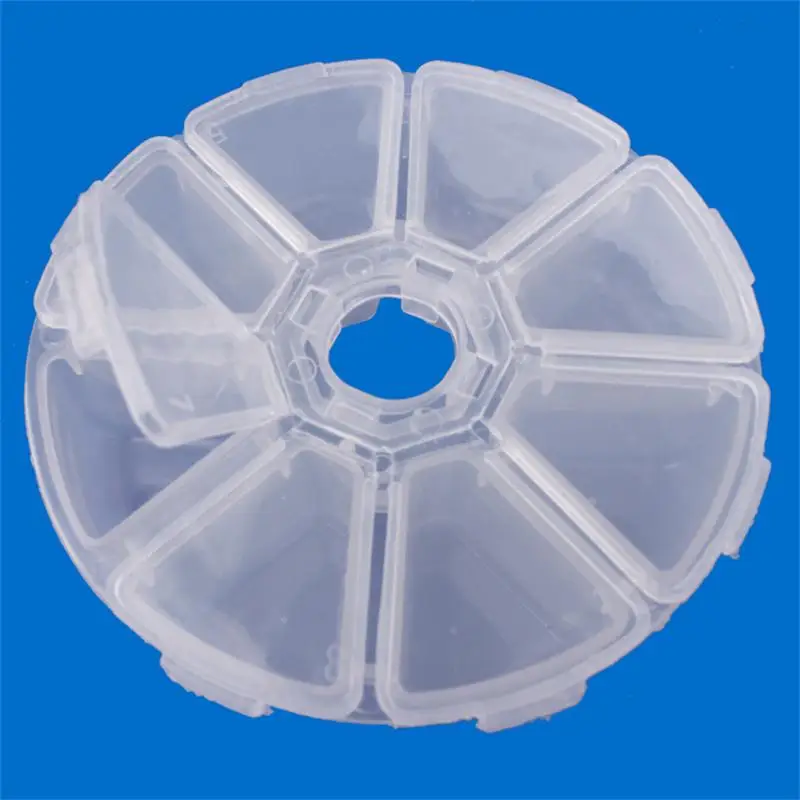 

Packing box plastic bead boxes transparent carton 8 lattice bead to drill bead division drill box