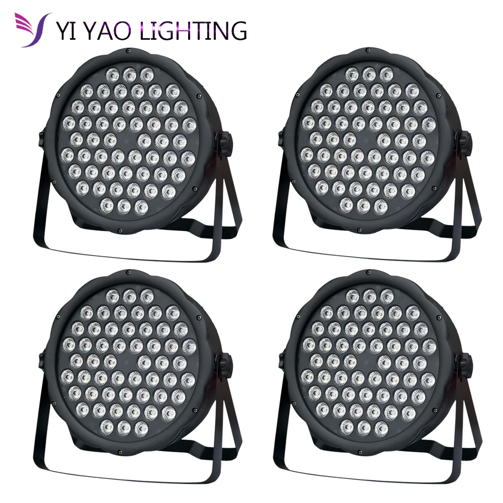 

4pcs/lot 90W RGB 3 in 1 Fullcolor 54 LED Par light DMX512 Sound control stage light dj