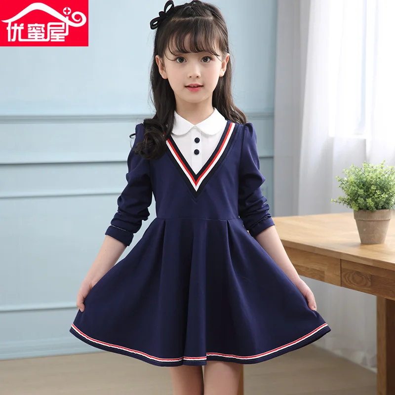 2017 New Style Girls Dress For 3 4 5 7 9 11 13 Years Old girlsin