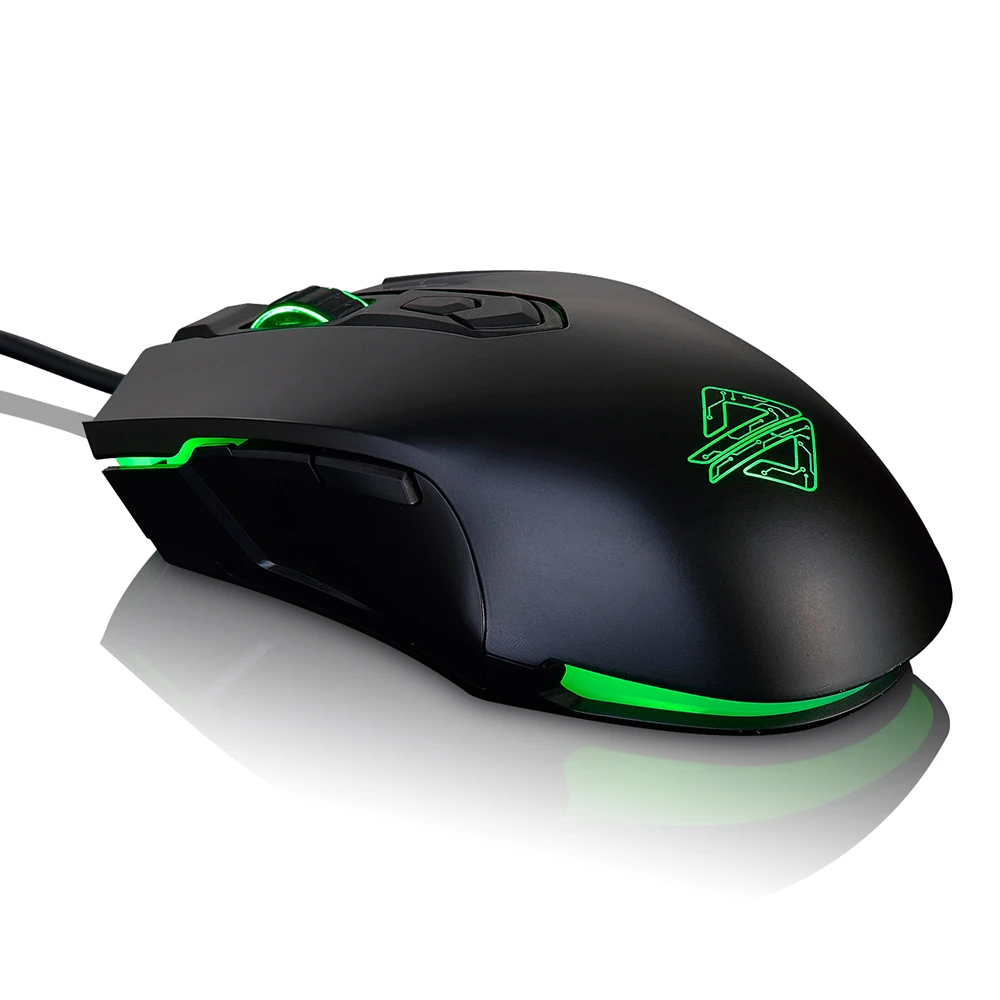 Профессиональная Проводная игровая мышь Ajazz AJ52 7 режимов RGB подсветки