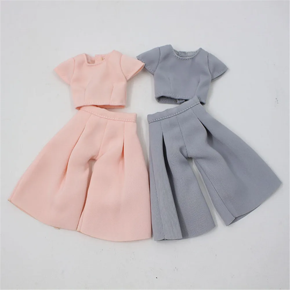 DBS Blyth doll Pink and Grey short sleeve and cropped trousers for JOINT body cute dressing Factory