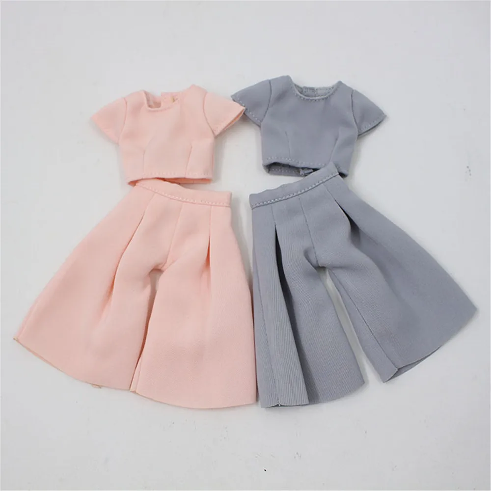 Кукла Fortune Days Blyth розовые и серые Короткие рукава укороченные брюки для