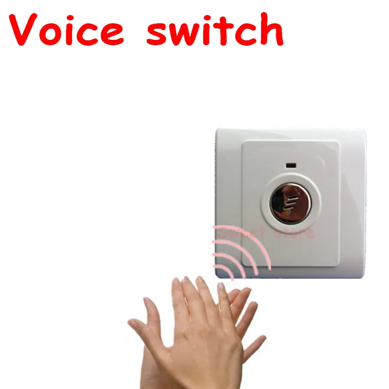 86 Model Hotel Gallery Way Voice Control Time-lapse Switches 220V Sound and Light Controlled Energy-Saving Switch Panel CM009 HH (11)