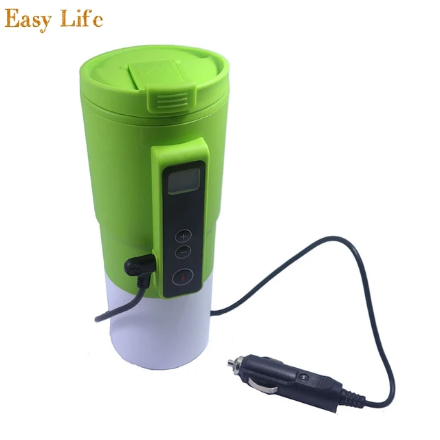 Car Heating Cup Stainless Steel Thermos Travel Mug Insulated Car Heating Cup Stainless Steel Thermos Travel Mug Insulated Coffee Thermal Flask 12v Auto
