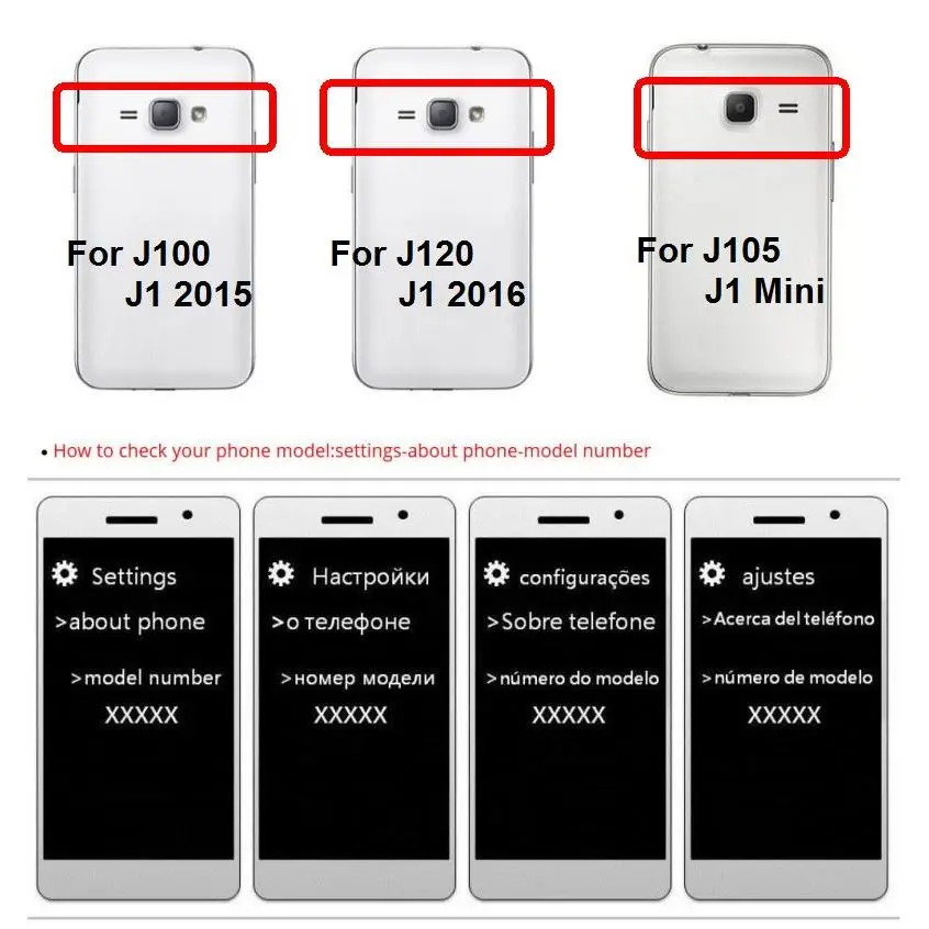 Coque funda para Samsung Galaxy J1 2016 J120 J120F SM-J120F fundas para J1 mini J105 J1Mini Flip silicio de cuero titular cubierta DP23Z