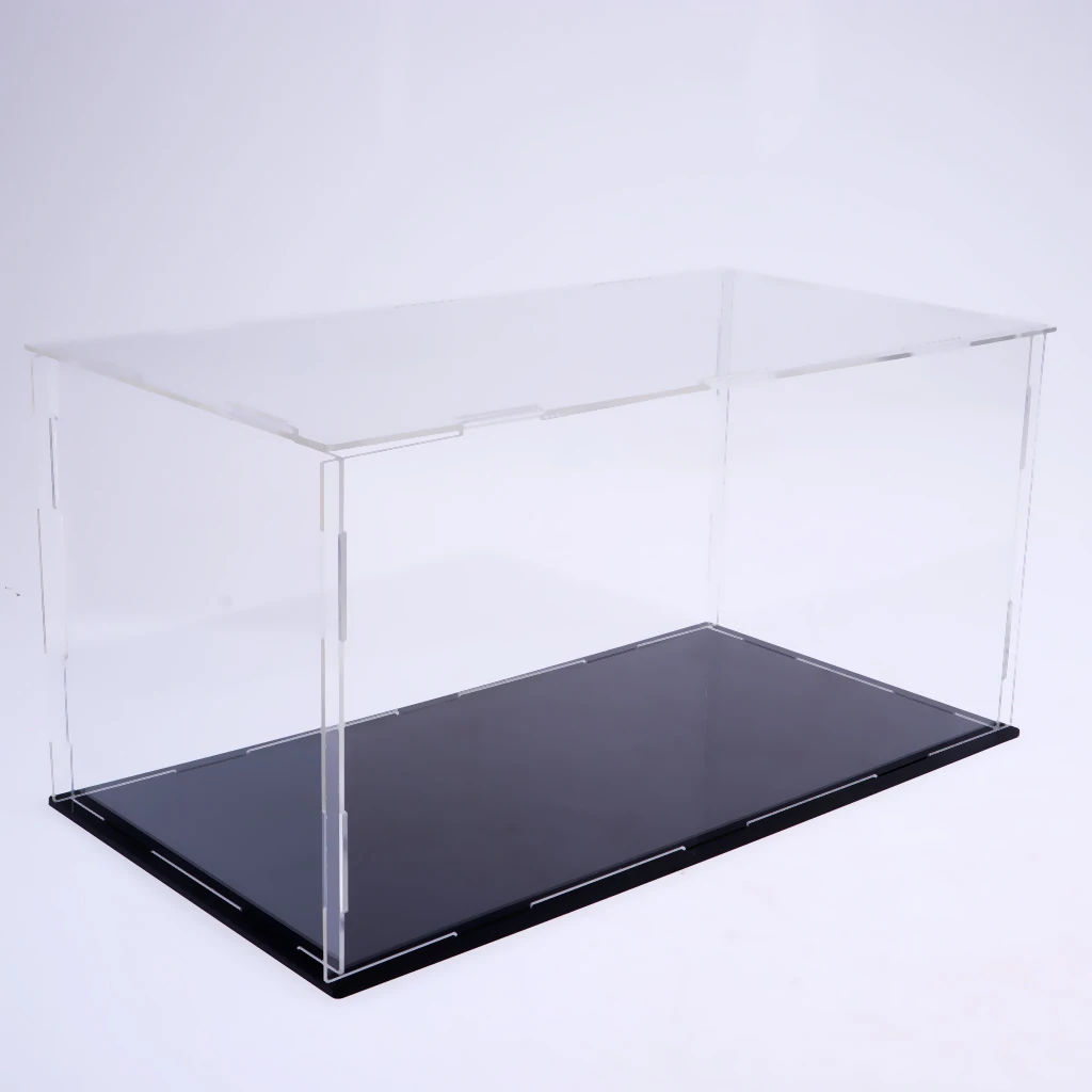 Modern Transparent Acrylic Toy Display Show Case Dustproof Box Large Ornament Protection Tool 40x20x20cm