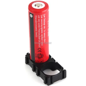 

New 18650 battery holder bracket ABS material Safety anti vibration Cylindrical battery holder for two 18650 battery
